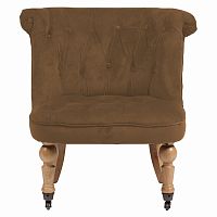 кресло amelie french country chair коричневое в Твери