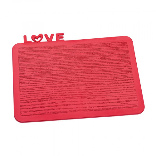 разделочная доска happy board love, красная в Твери