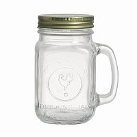 кружка с крышкой bormioli rocco drinking jar в Твери
