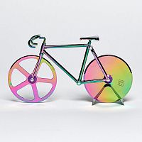 нож для пиццы из нержавеющей стали the fixie, радужный в Твери