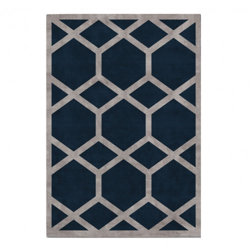 ковер ahston blue 150x220 синий в Твери