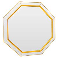 зеркало венецианское восьмиугольное желтое yellow octagon в Твери