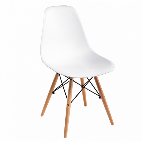 стул деревянный eames pc-015 white в Твери