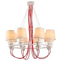 подвесная люстра arte lamp sergio a3325lm-8wh в Твери