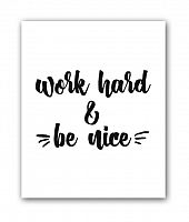 постер be nice а4 в Твери
