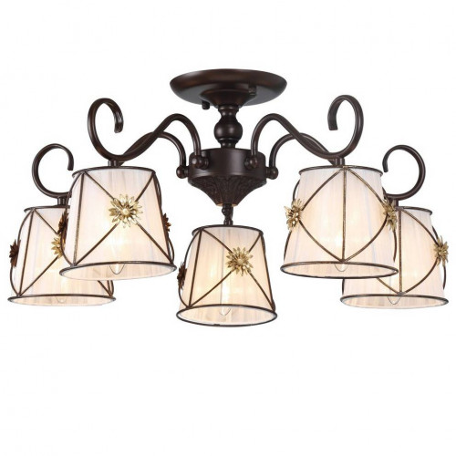 потолочная люстра arte lamp 72 a5495pl-5br в Твери