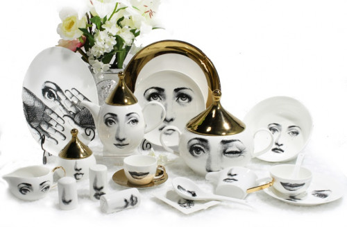 столовый сервиз пьеро форназетти golden faces в Твери