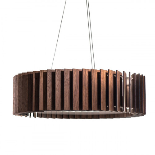 люстра ротор шпон ореха d45 коричневая в Твери