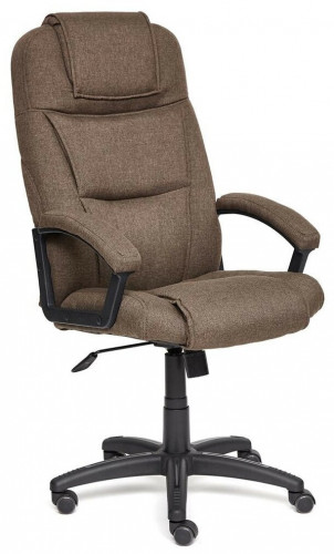 компьютерное кресло tetchair бергамо (крестовина пластик, обивка ткань) для руководителя в Твери