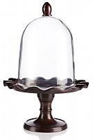 сервировочный поднос с куполом crystal dome dark в Твери