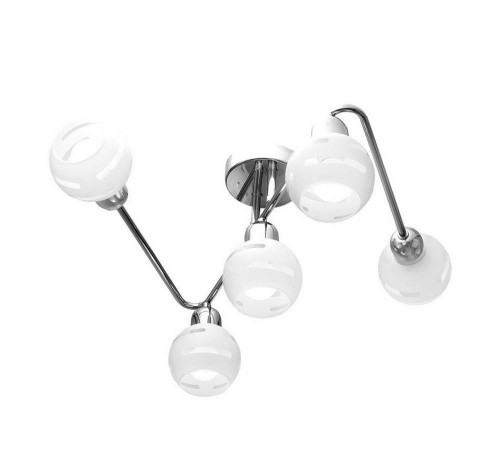 потолочная люстра idlamp agostina 361/5a-whitechrome в Твери