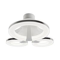 потолочный светодиодный светильник idlamp jenevra 397/3pf-ledwhitechrome в Твери