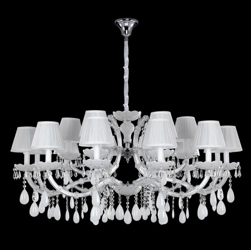 подвесная люстра crystal lux blanca sp18 белая в Твери