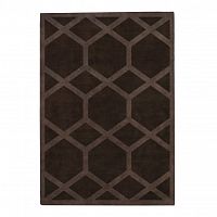 ковер ashton cocoa coffe 120x170 коричневый в Твери