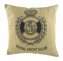 подушка с гербом королевского royal yacht club в Твери