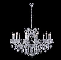 подвесная люстра crystal lux hollywood sp12 chrome в Твери