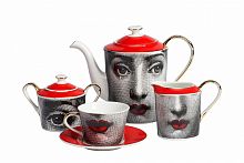 чайный сервиз faces пьеро форназетти red в Твери