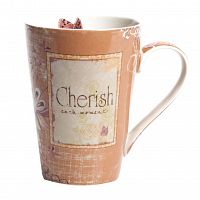 кружка cherish персикового цвета в Твери