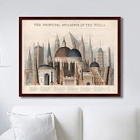 картина: comparative view of the principal buildings in the world, 1850г. в Твери
