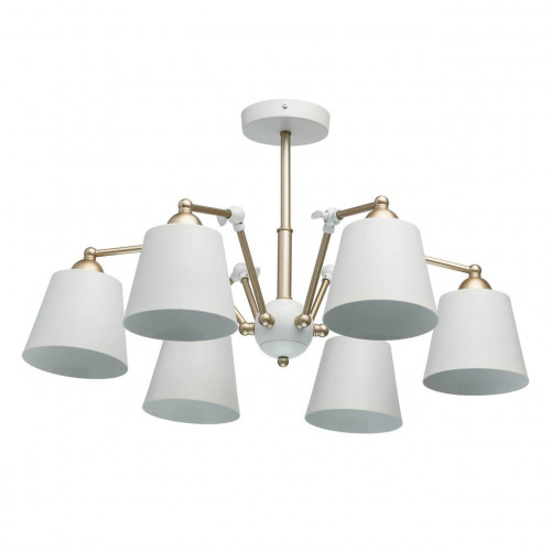 потолочная люстра mw-light таун 6 691011906 белая в Твери
