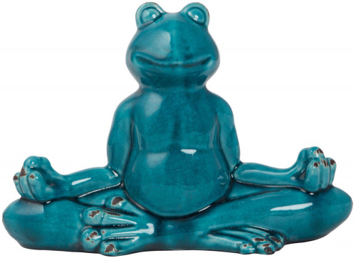 декор frog blue meditation в Твери