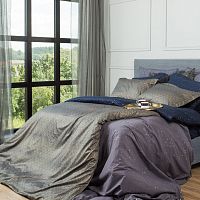 комплект постельного белья decoflux сатин 1.5 спальный twist dark в Твери