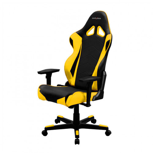 кресло геймерское dxracer racing re0 черно-желтое в Твери