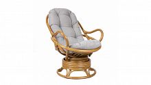 кресло-качалка swivel rocker коричневый в Твери