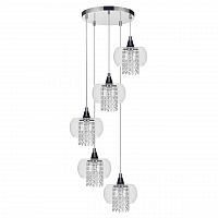 дизайнерская подвесная люстра spot light cordia 1192528 хром в Твери