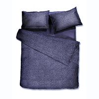 комплект постельного белья decoflux сатин семейный indigo dots в Твери