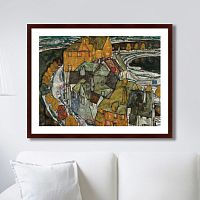 картина: crescent of houses ii (island_town), 1915г. в Твери