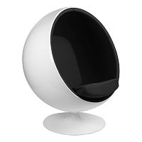 кресло eero aarnio style ball chair черное в Твери