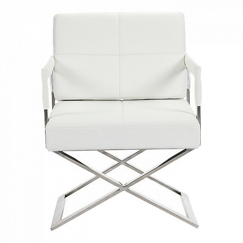 кресло aster x chair кожа белое в Твери