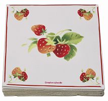 салфетки бумажные клубника comptoir de famille в Твери