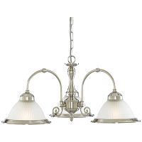 подвесная люстра arte lamp american diner a9366lm-3ss белая в Твери