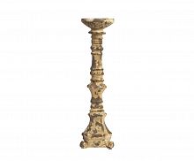 подсвечник фигурный бежевый состаренный на 1 свечу antique blue, 35 см в Твери