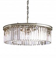люстра prism silver 80 серебро, прозрачное стекло в Твери