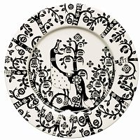 тарелка taika черно-белая в Твери