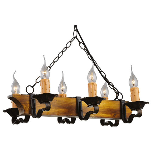 подвесная люстра arte lamp taverna a9525lm-6br в Твери
