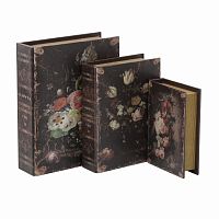 шкатулки-книги, набор 3 шт. мультиколор в Твери