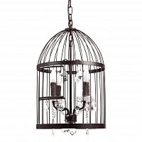 люстра vintage birdcage (51*34*54) коричневая в Твери