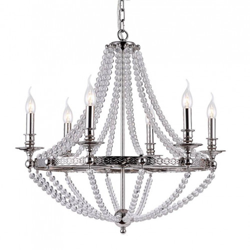 подвесная люстра crystal lux perugia sp6 хром в Твери