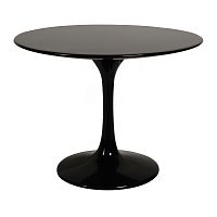 стол журнальный eero saarinen style tulip table черный в Твери