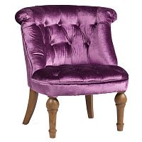 кресло sophie tufted slipper chair сиреневое в Твери