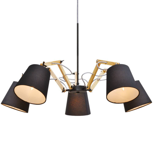 подвесная люстра arte lamp pinoccio a5700lm-5bk в Твери