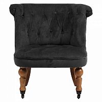 кресло amelie french country chair серый велюр м в Твери