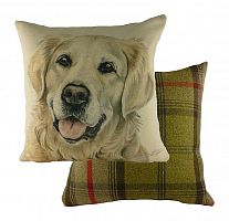 подушка с принтом waggydogs golden retriever в Твери