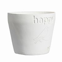 цветочный горшок happy белый в Твери