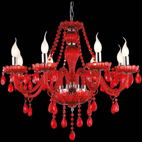 подвесная люстра arte lamp teatro a3964lm-8rd в Твери