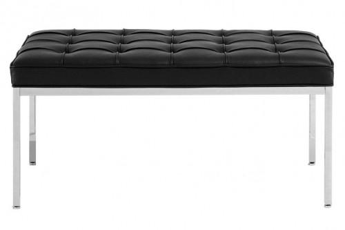 скамья bench черная кожа в Твери